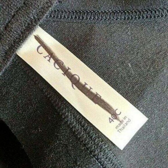 Cacique Lane Bryant Womens Bra Cotton Unlined No Wire Size 40C Black - Picture 3 of 6